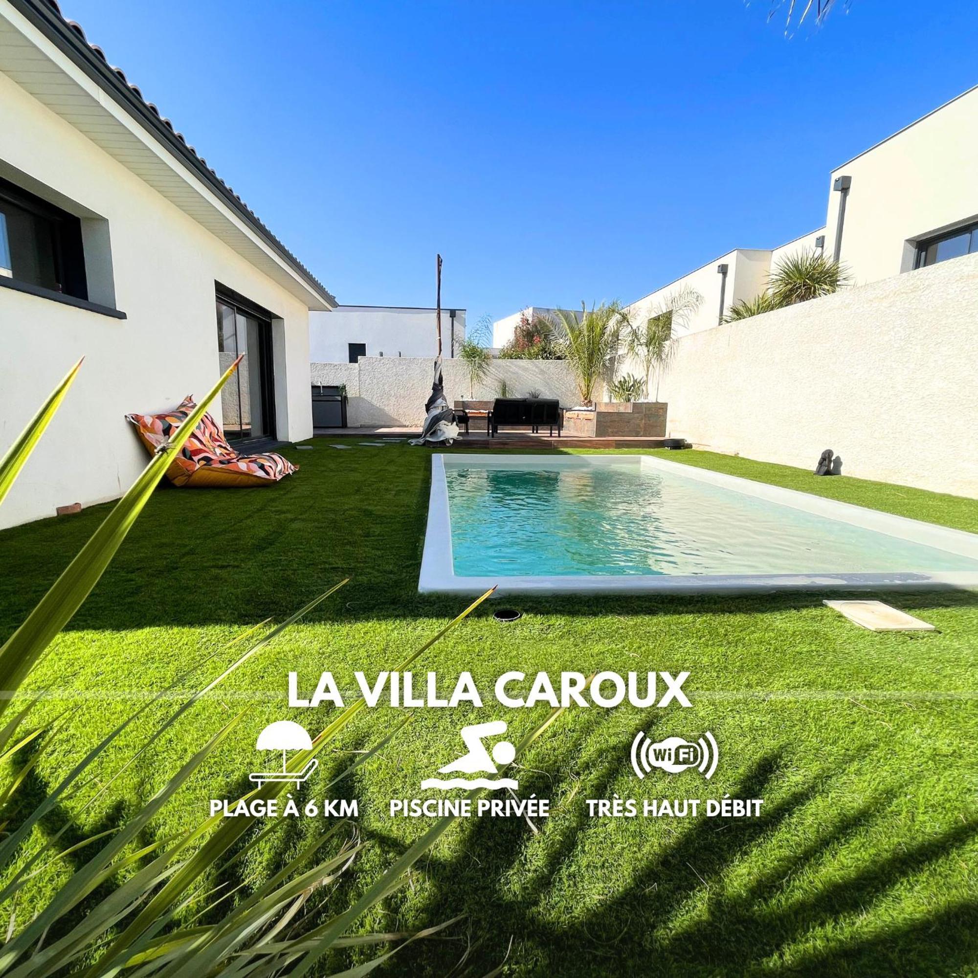Villa Contemporaine Avec Piscine Chauffee Proche Des Plages Sauvian Exterior foto